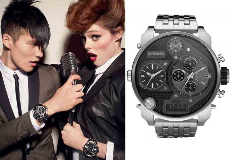 Diesel oversized watches sale